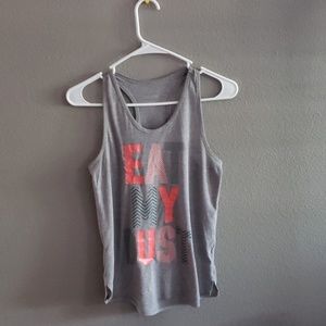 Grey tank "Eat My Dust"